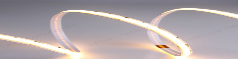 Global first, LED Flexible COB strip published in china by Everluster lighting