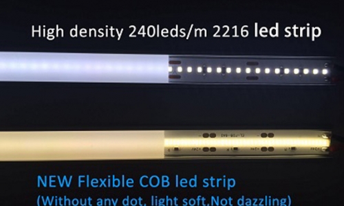 Compare our new COB strip with the traditional smd led strip.